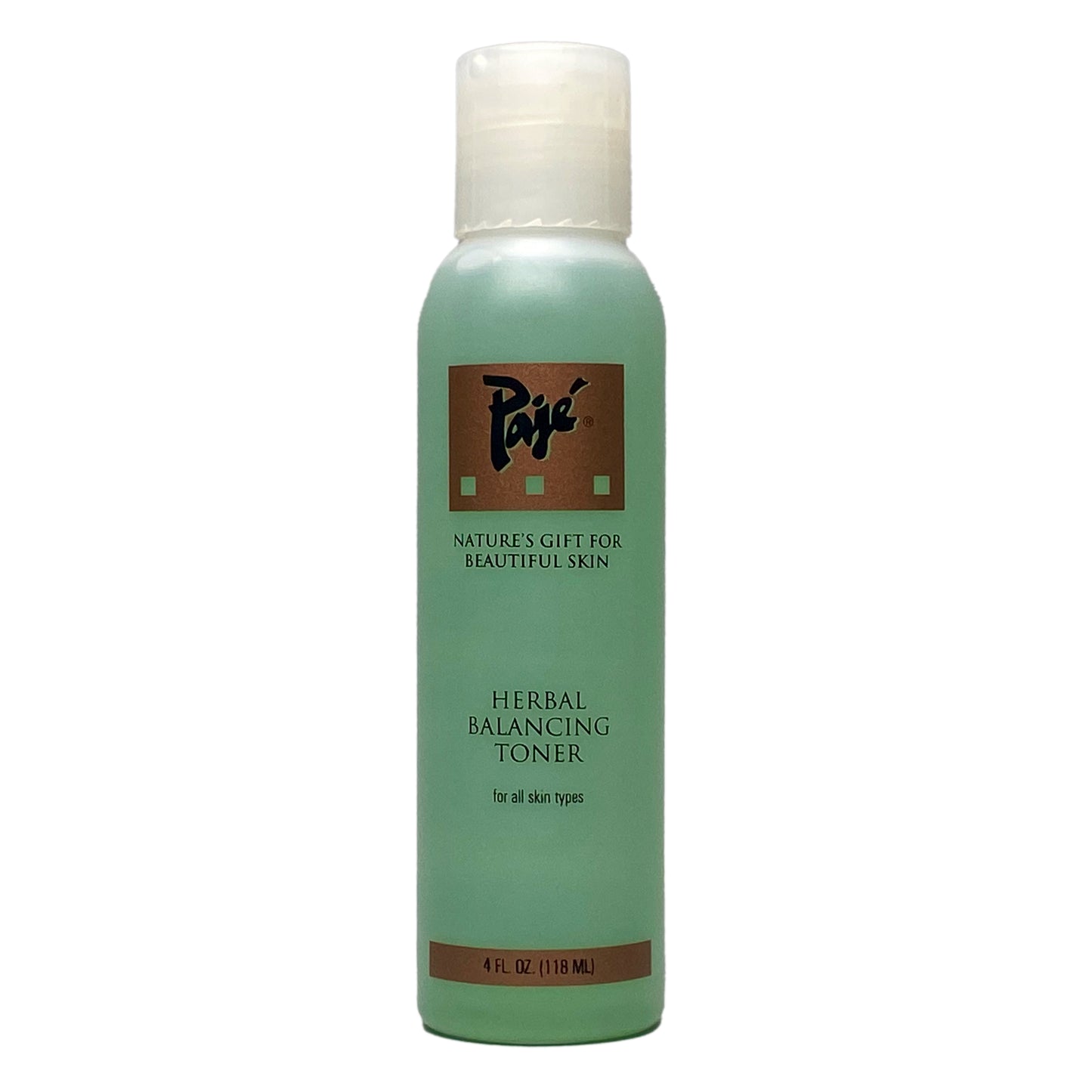 Pajé Herbal Balancing Toner stimulates, tones, and freshens the skin. Natural plant extracts help balance and control sebum and oil production to minimize shine. 