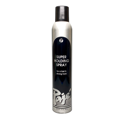 Pajé Super Holding Spray is a versatile design tool that provides texture, shine, and long-lasting touchable support. Leaves hair looking natural while adding the strength and volume necessary to make any style last all day. ​