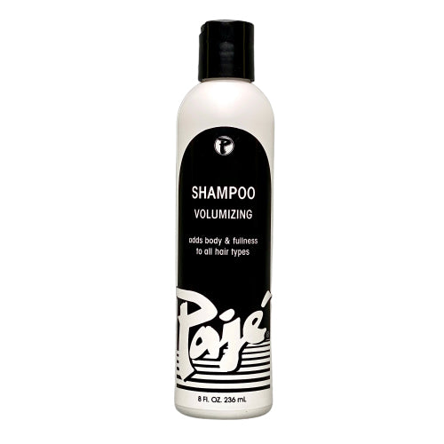 Pajé Volumizing Shampoo revitalizes and infuses weightless volume while helping decrease breakage and increase elasticity freeing the hair and scalp of surface impurities. No Sodium Lauryl or Laureth Sulfates (SLS) and Paraben free.